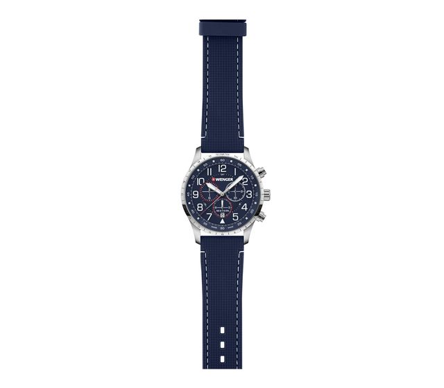 Relógio Masculino Suíço Wenger Attitude Chrono 44mm Azul 01.1543.117 - MIX  ELETRO