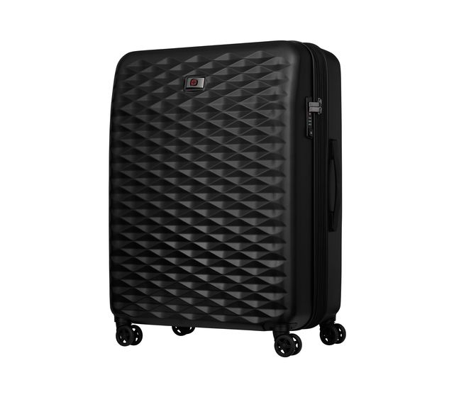 Image result for Lumen Expandable Hardside Luggage 28" Upright (BLACK)